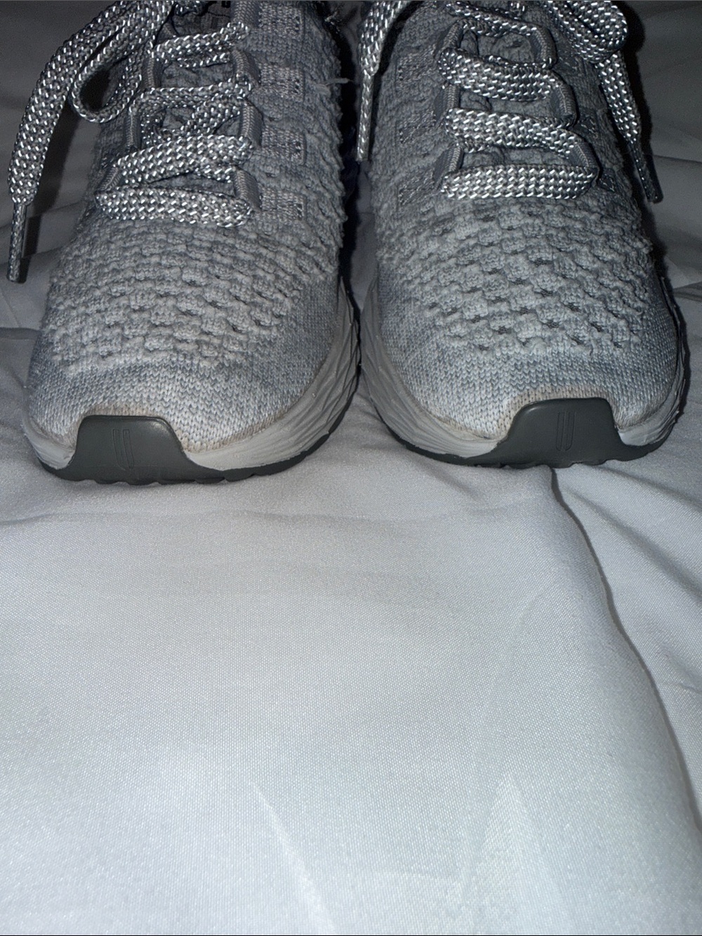 NOBULL Knit Runner Sneakers Gray Athletic Training Shoes Women’s 8.5/Men’s 7 - Picture 4 of 7